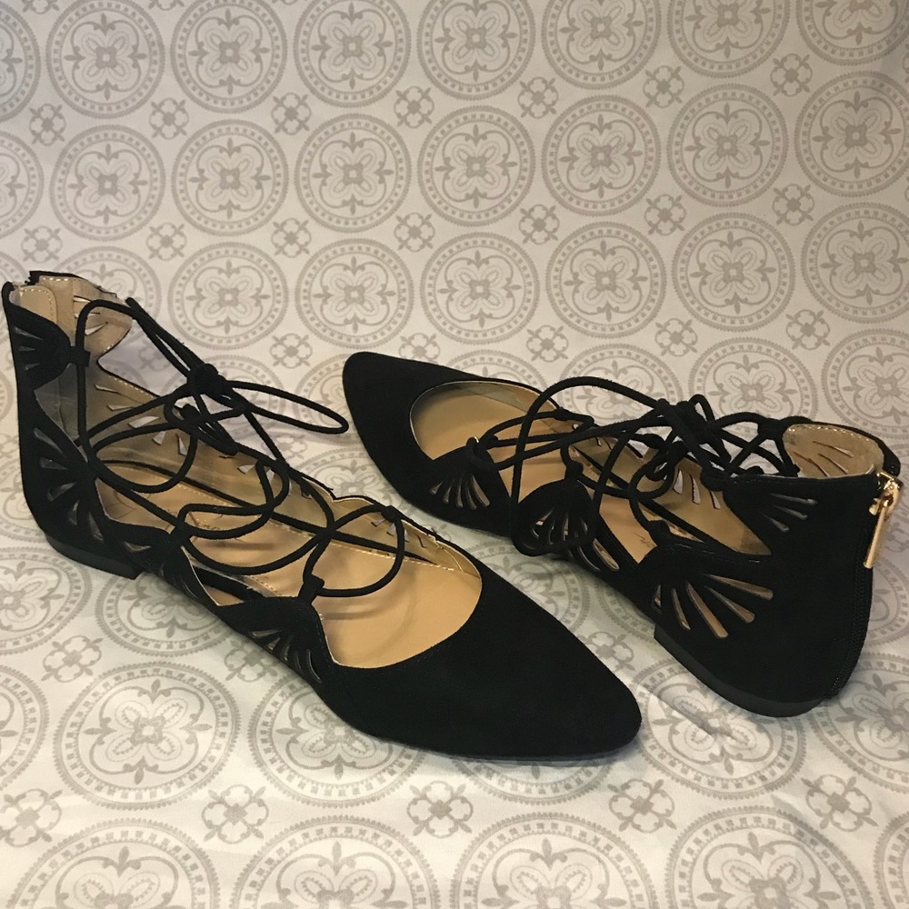 Lace Up Flats